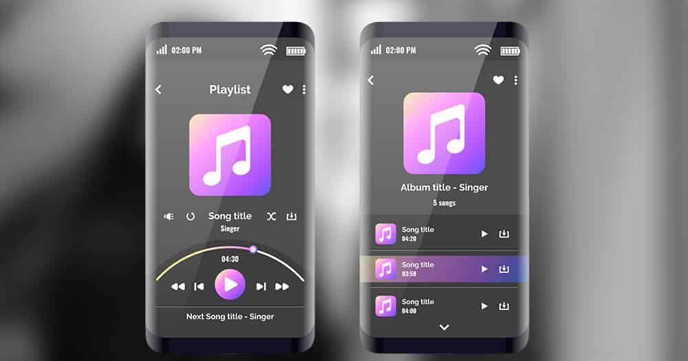 music streaming app development