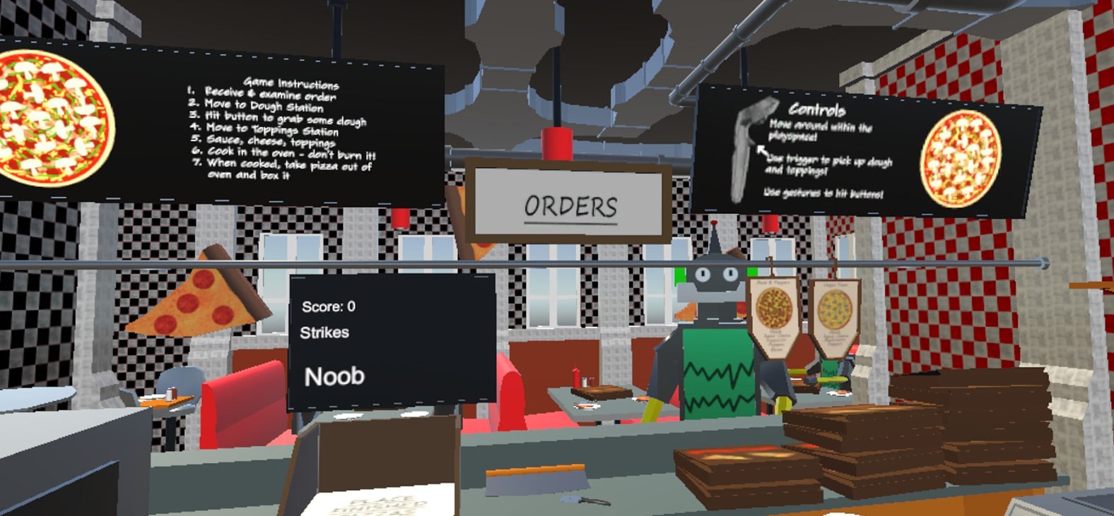 Pizza Maker VR Game