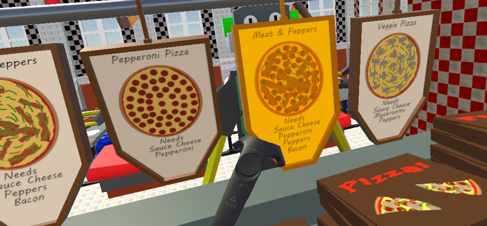 Pizza Maker VR Game