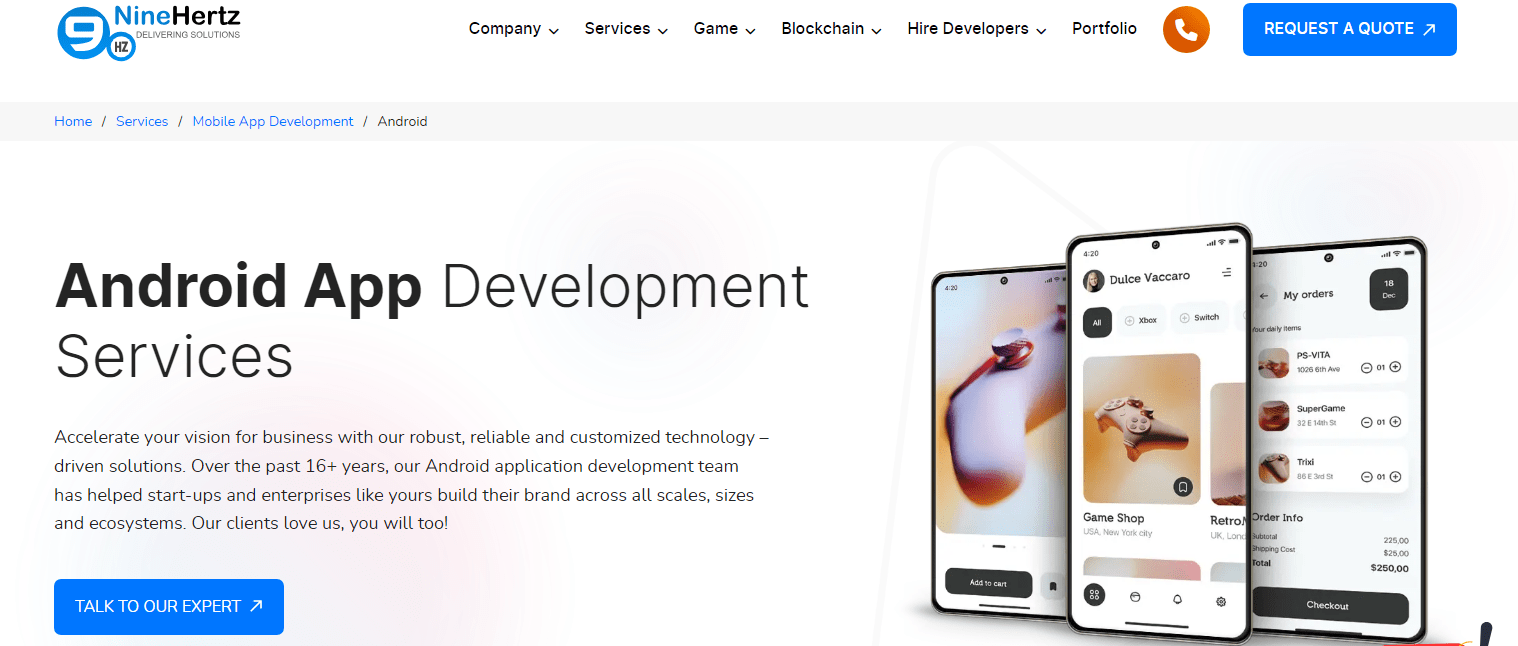 android app development company