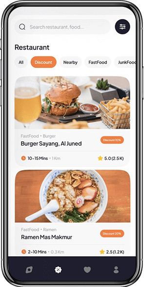 Best Food In Your Way App