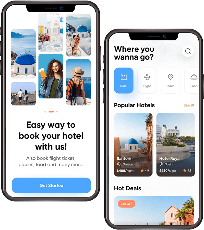 travel app development services