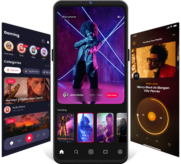 Music/Video Streaming App Development