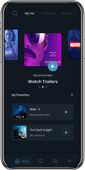 On-Demand OTT Online Streaming App